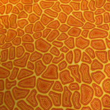 Oasis fabric - Pannonia Orange Design 59-566