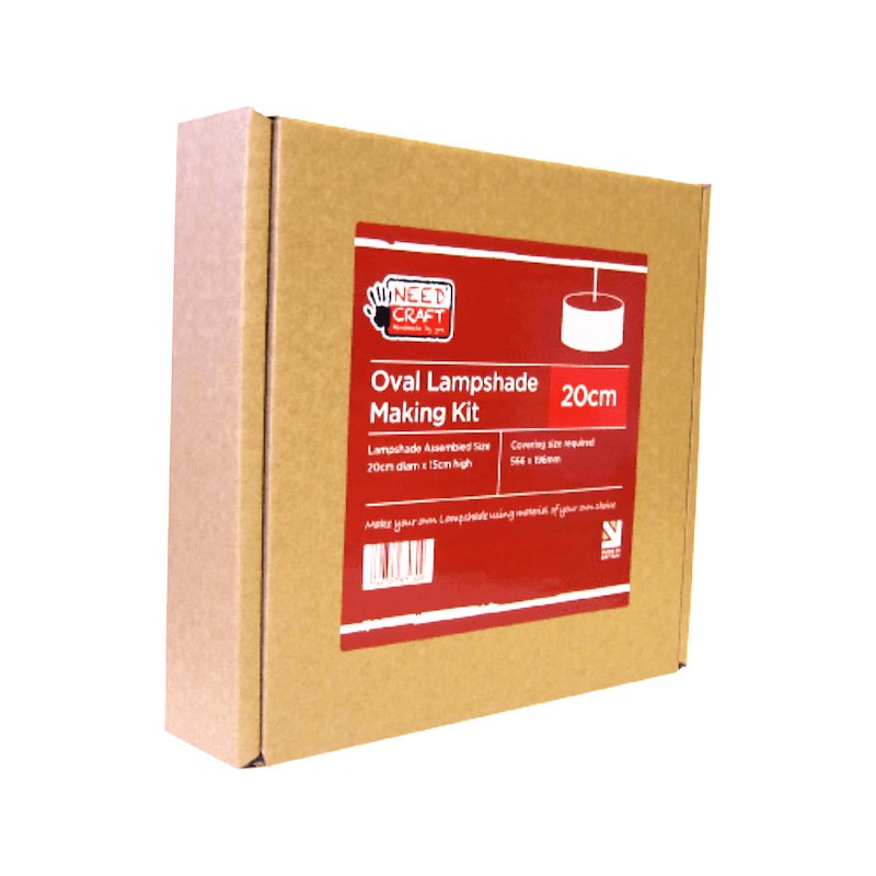 Oval Lampshade Making Kit 20cm