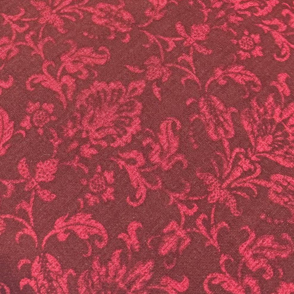 P & B Textiles Burgundy Floral