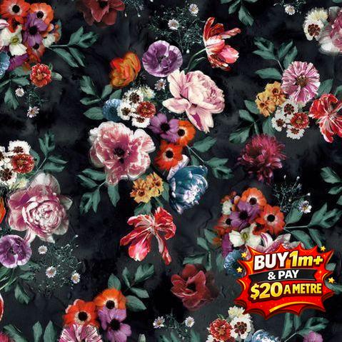 MOON FLOWER - PB5715DMU - 100% COTTON