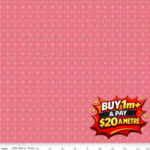 PIECE & PLENTY C15885-TEAROSE 100% COTTON