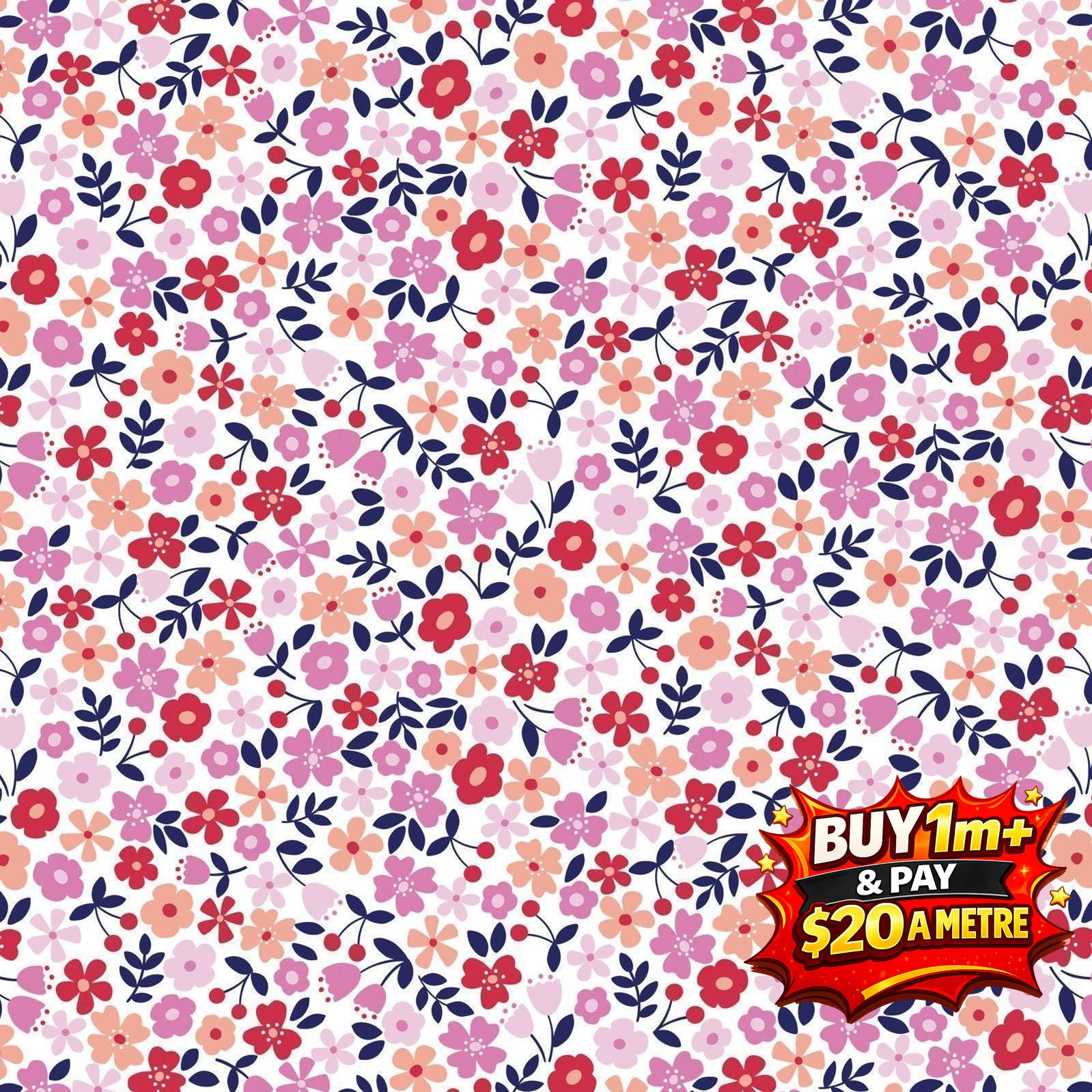 CHERRY PATCH - PB5703W - 100% Cotton