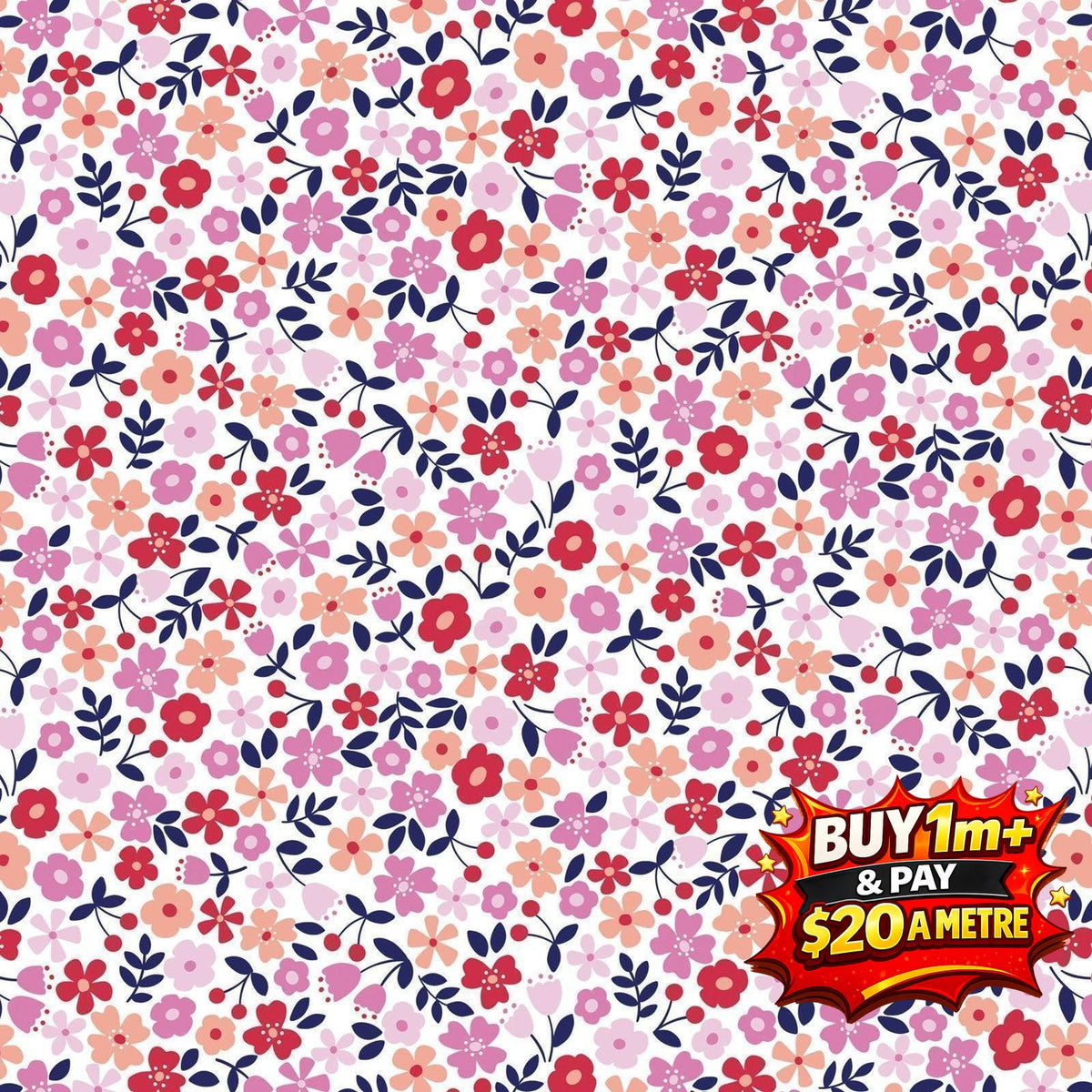 CHERRY PATCH - PB5703W - 100% Cotton