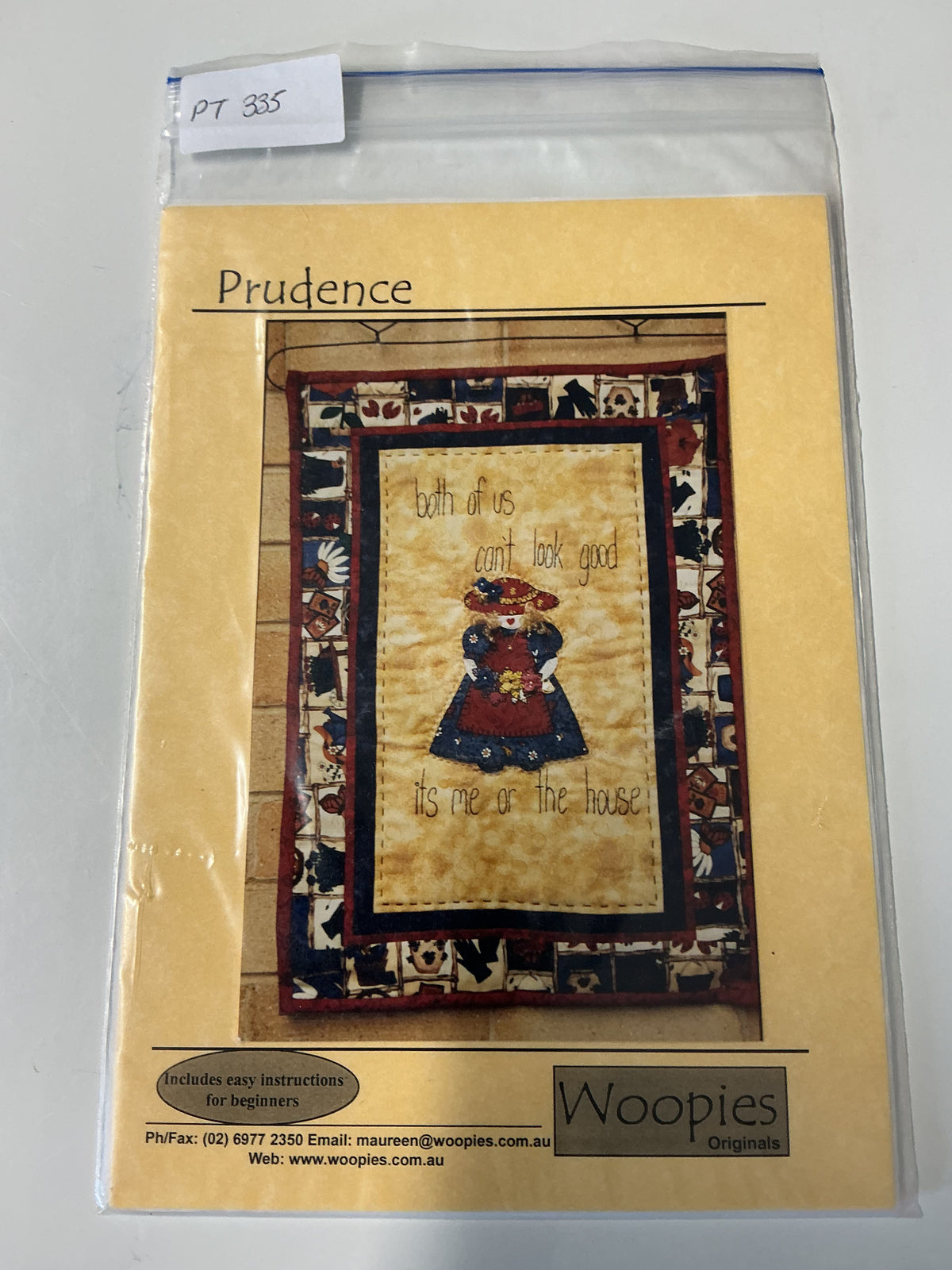 Prudence Wall Hanging Pattern