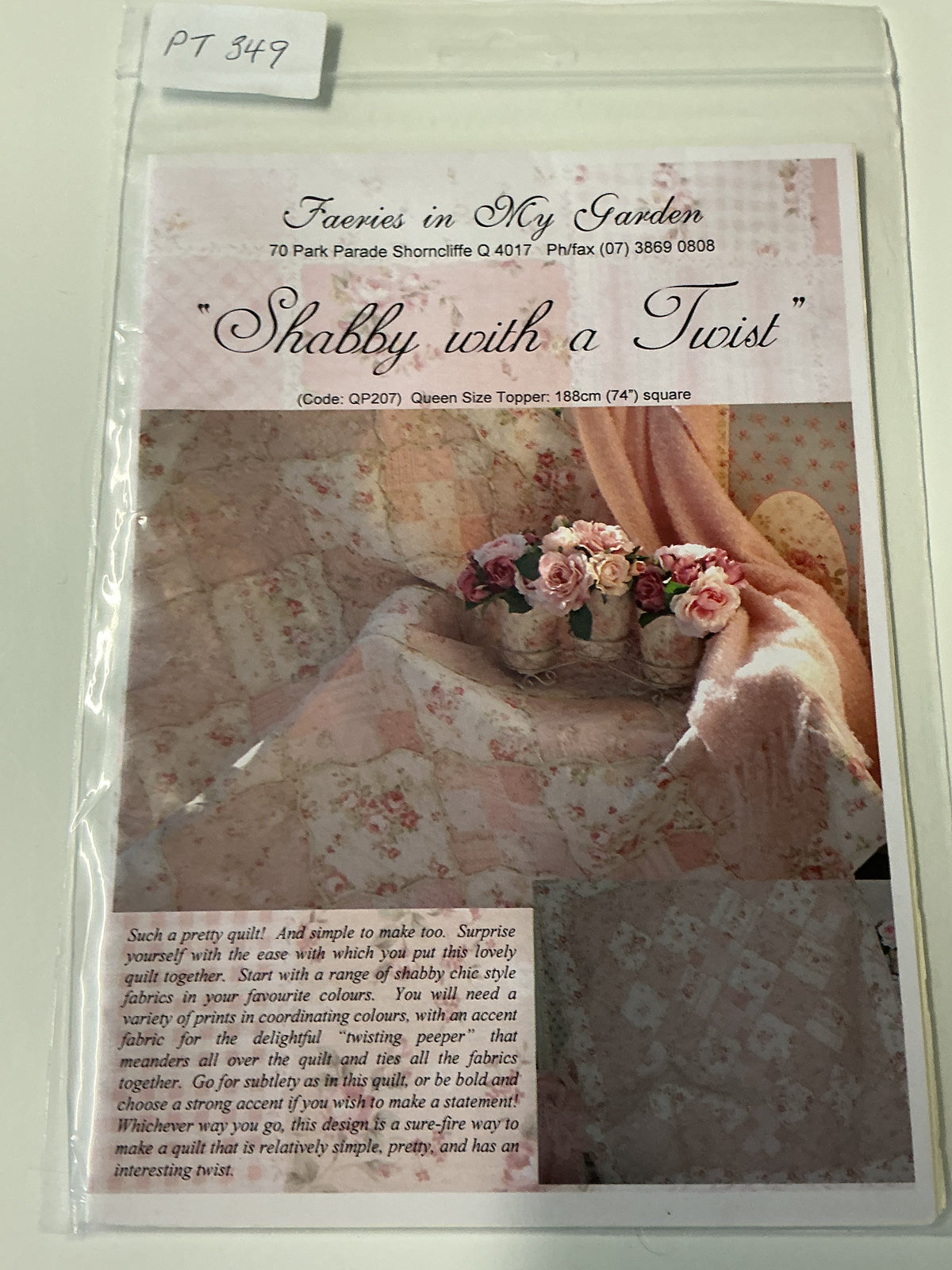 Shabby with a Twist Quilt Pattern