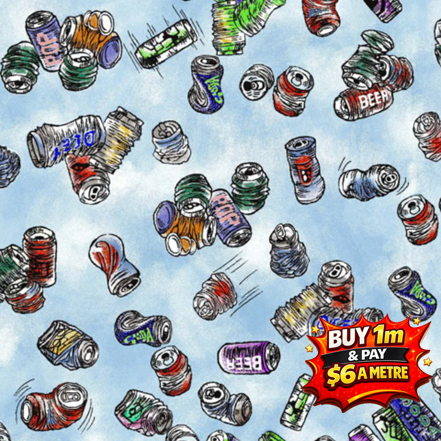 Paintbrush Studios Fabric - The Good Life Final Clearance $6m (1m min cut)