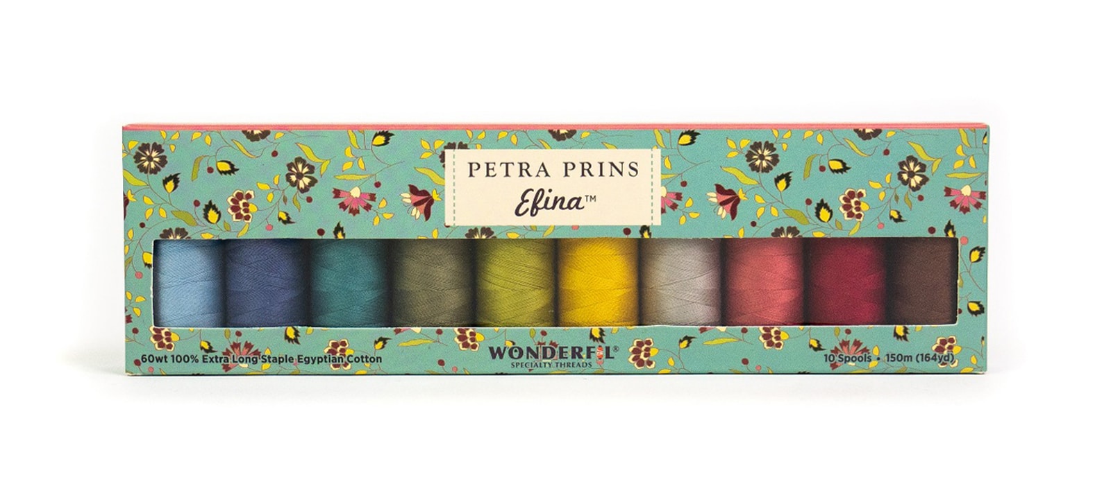 WonderFil Petra Prins Efina Packs – 60Wt Egyptian Cotton