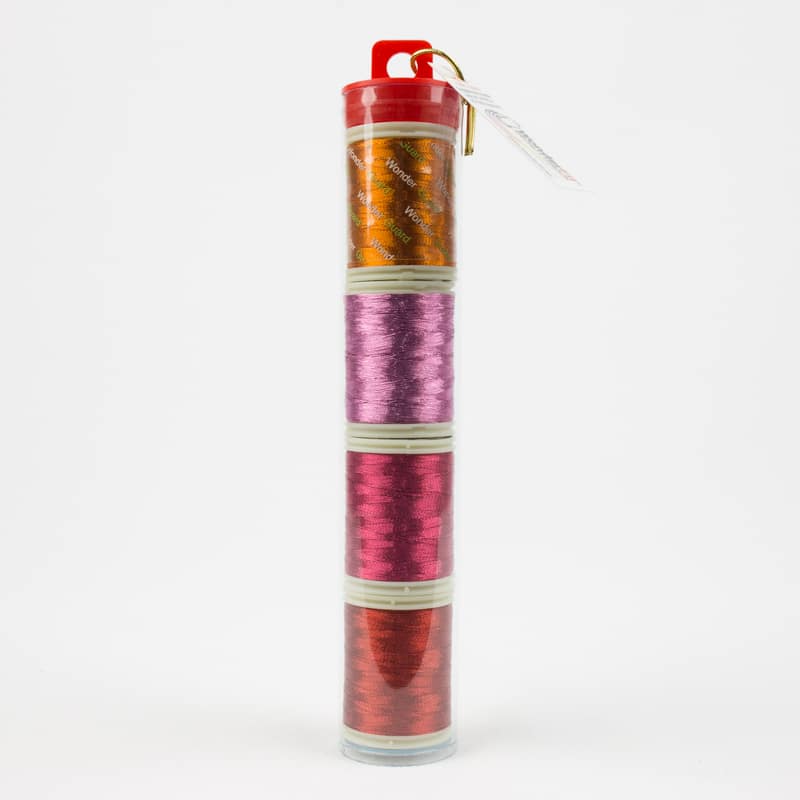 WonderFil Metallic Tubes – Spotlite 40Wt – 4 Mini Spools