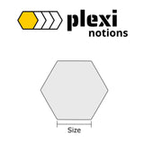 3/8" Hexagon Papers - Pack of 175