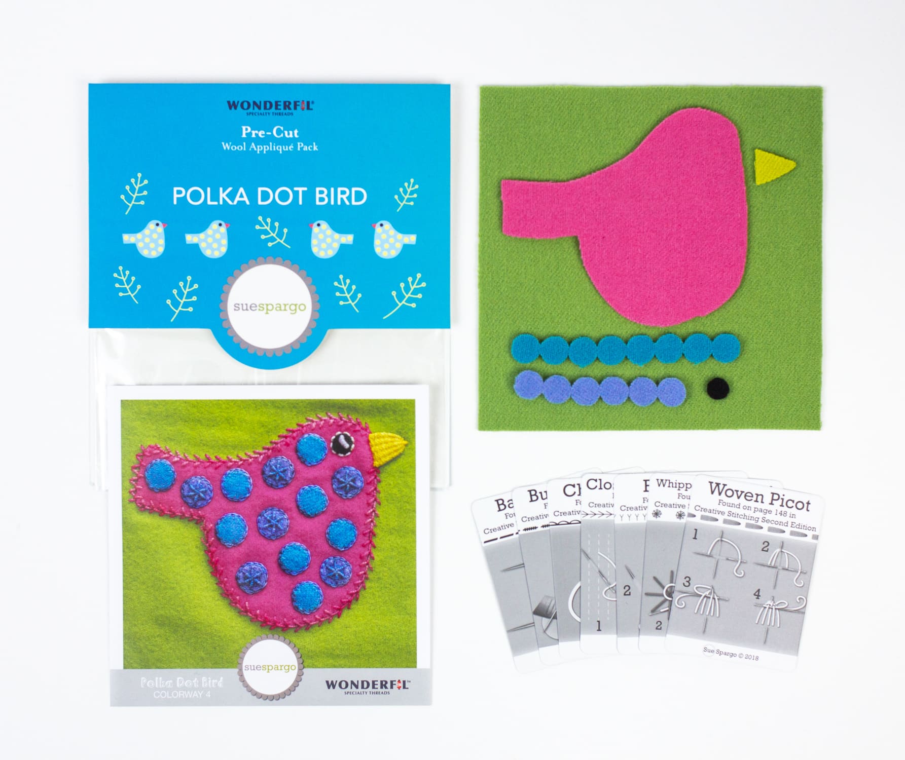 Sue Spargo Pre-Cut Wool Kits