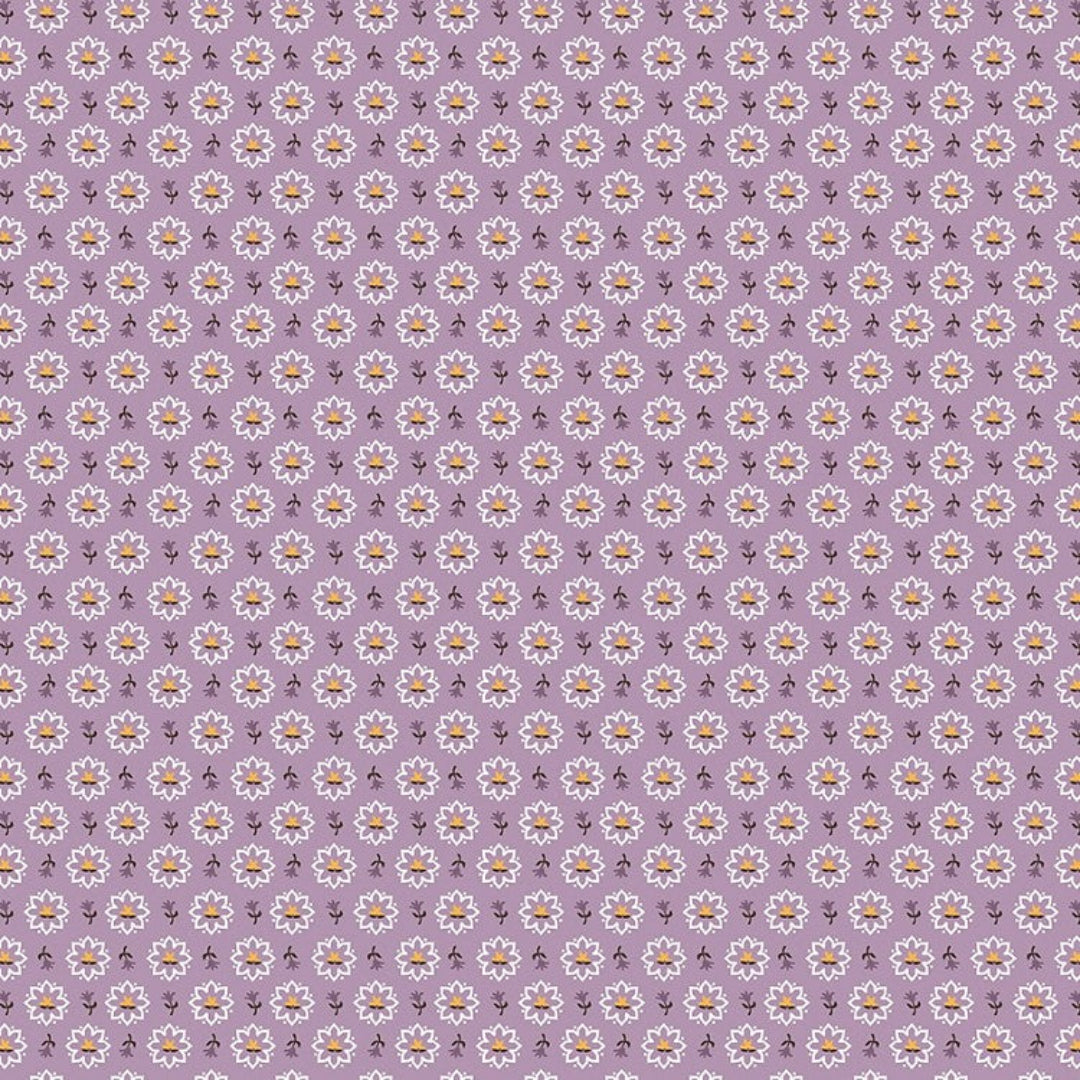 Prairie Heritage in Heirloom Plum  C12302-100% Cotton Fabric WOF 110cm-112cm