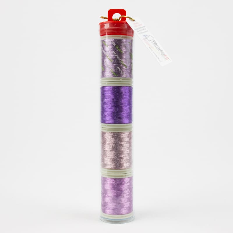 WonderFil Metallic Tubes – Spotlite 40Wt – 4 Mini Spools