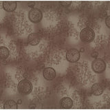 Quilters Basic 11 Time Clock 100% Cotton Fabric WOF 110cm-112cm