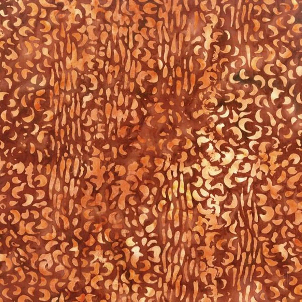 Quiltessentials Art Batik Caramel 419Q-8 100% Cotton Fabric WOF 110cm-112cm