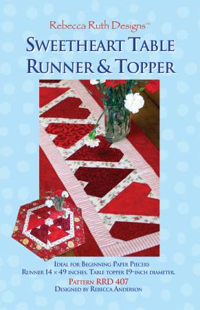 Sweetheart Table Runner & Topper Pattern