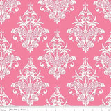Remember Damask Pink by Carina Gardner for Riley Blake WOF 110cm - 112cm