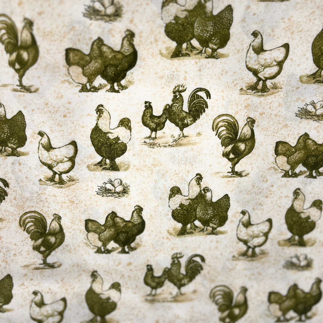 Robert Kaufman Farm Fresh D# 11409 100% Cotton Fabric WOF 110cm-  112cm