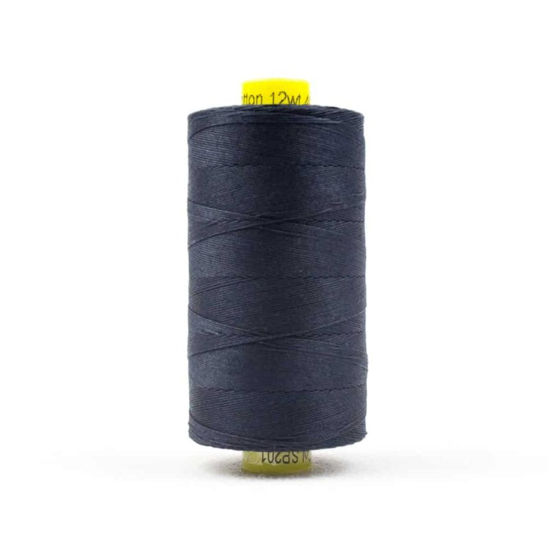 Thread - Spagetti Egyptian Cotton - 12Wt - SP201 - Soft Black