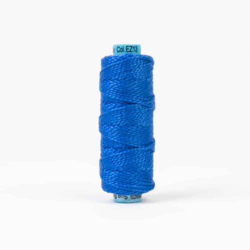 Thread - Egyptian Cotton - Sue Spargo Eleganza - SSEZ813 - Hyper Blue - 38.4m/42yd