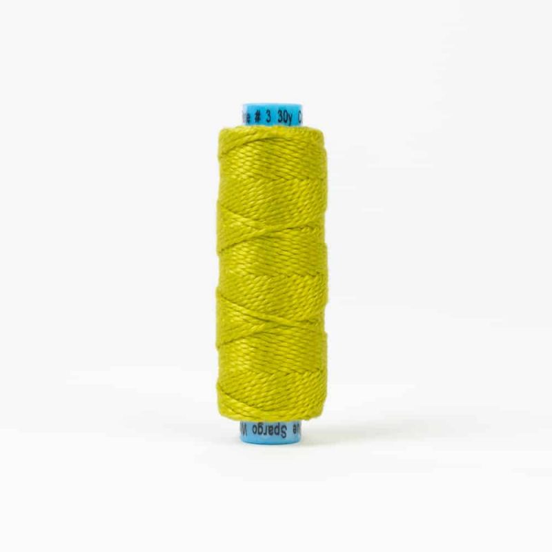 Thread - Egyptian Cotton - Sue Spargo Eleganza - SSEZ31 - Call-a-treuse - 38.4m/42yd