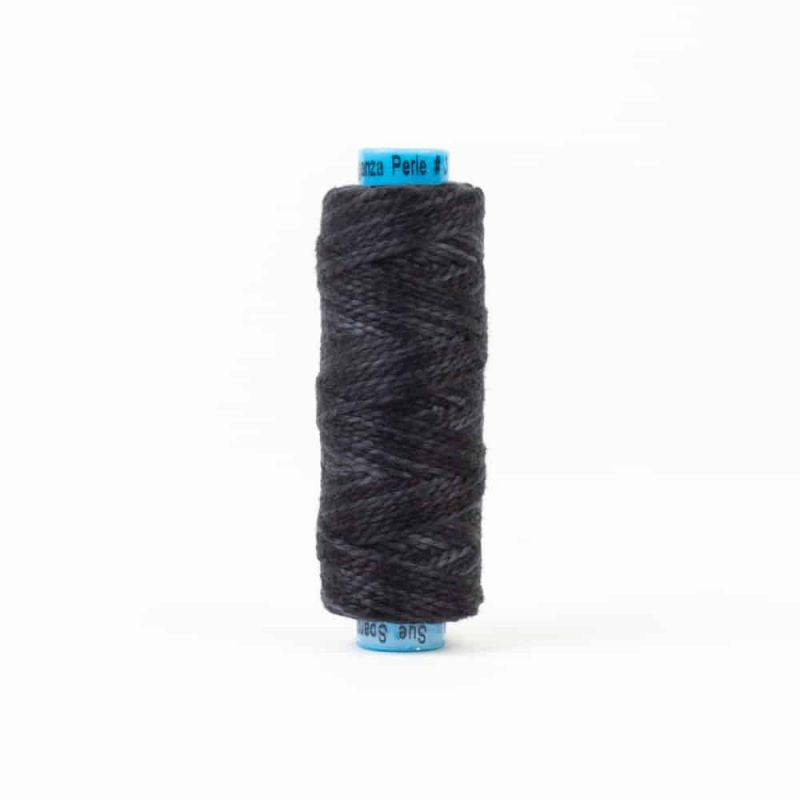 Thread - Egyptian Cotton - Sue Spargo Eleganza - SSEZM4 - Carbon - 38.4m/42yd