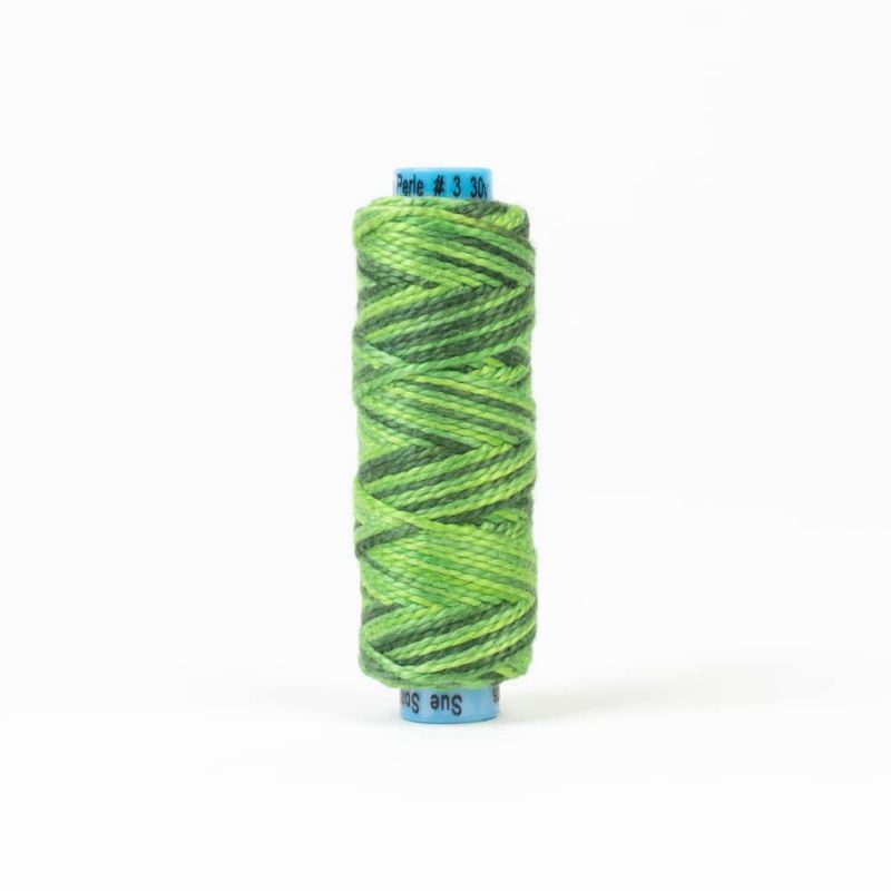 Thread - Egyptian Cotton - Sue Spargo Eleganza - SSEZM11 - Fresh Cut Grass - 38.4m/42yd