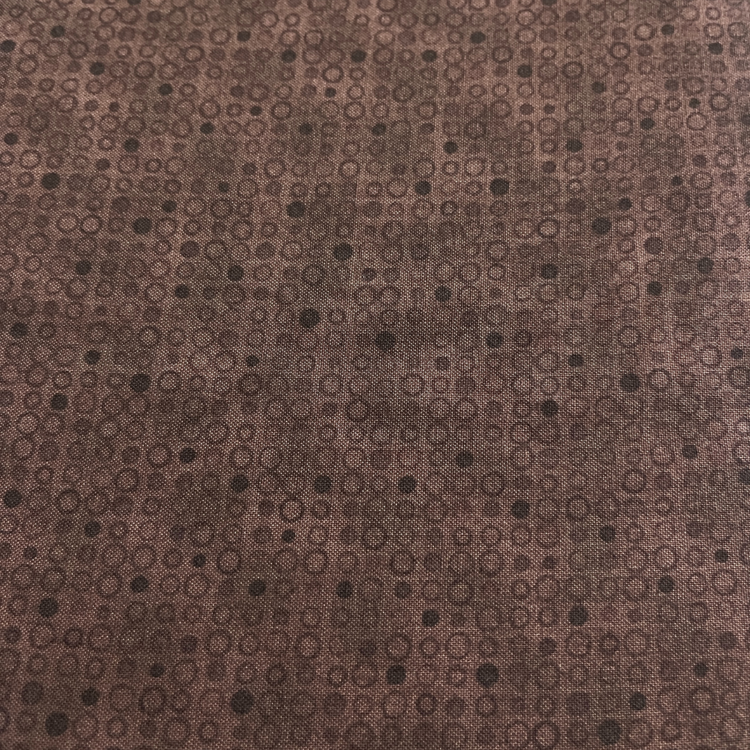 STOF Quilter's Basics Style No: 4518c Dark Brown WOF 110cm-112cm