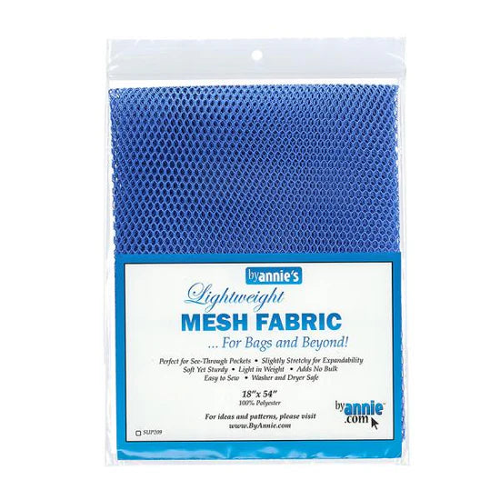 Mesh Fabric by Annie's - Blast Off Blue