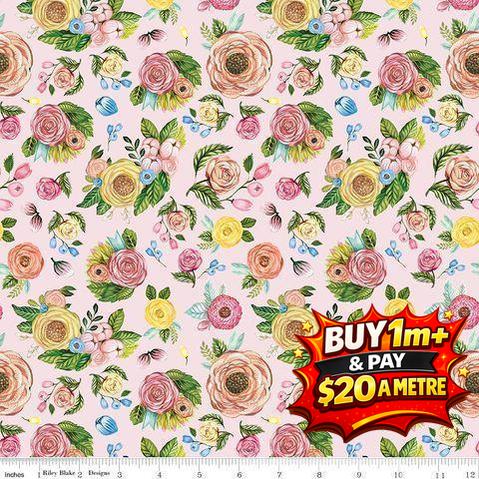 #SWEET SPRING CD15802-PINK 100% COTTON