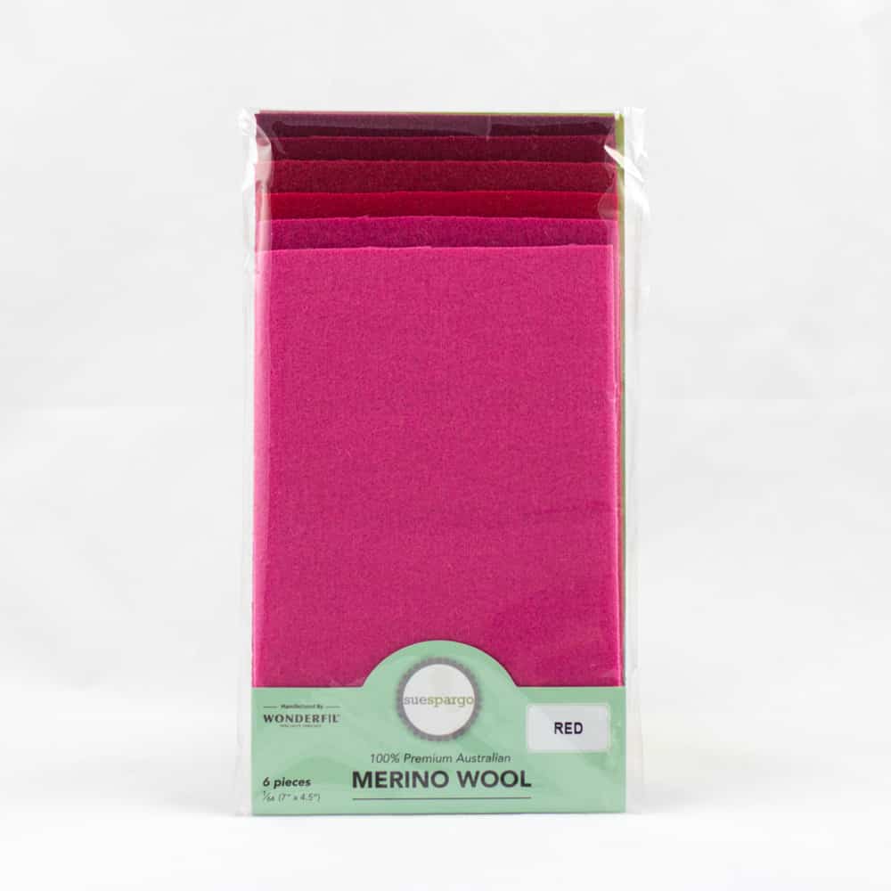 Merino Wool Packs - Sue Spargo - 6 Pieces