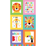 Safari Alphabet Panel by Creative Monsoon - DV501 - Panel 60cm