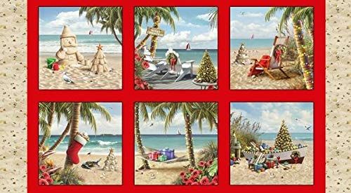 Sandy Santa Clause Beach Panel