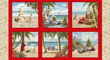 Sandy Santa Clause Beach Panel