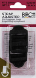 Birch Black Strap Adjuster 20mm / QTY 2