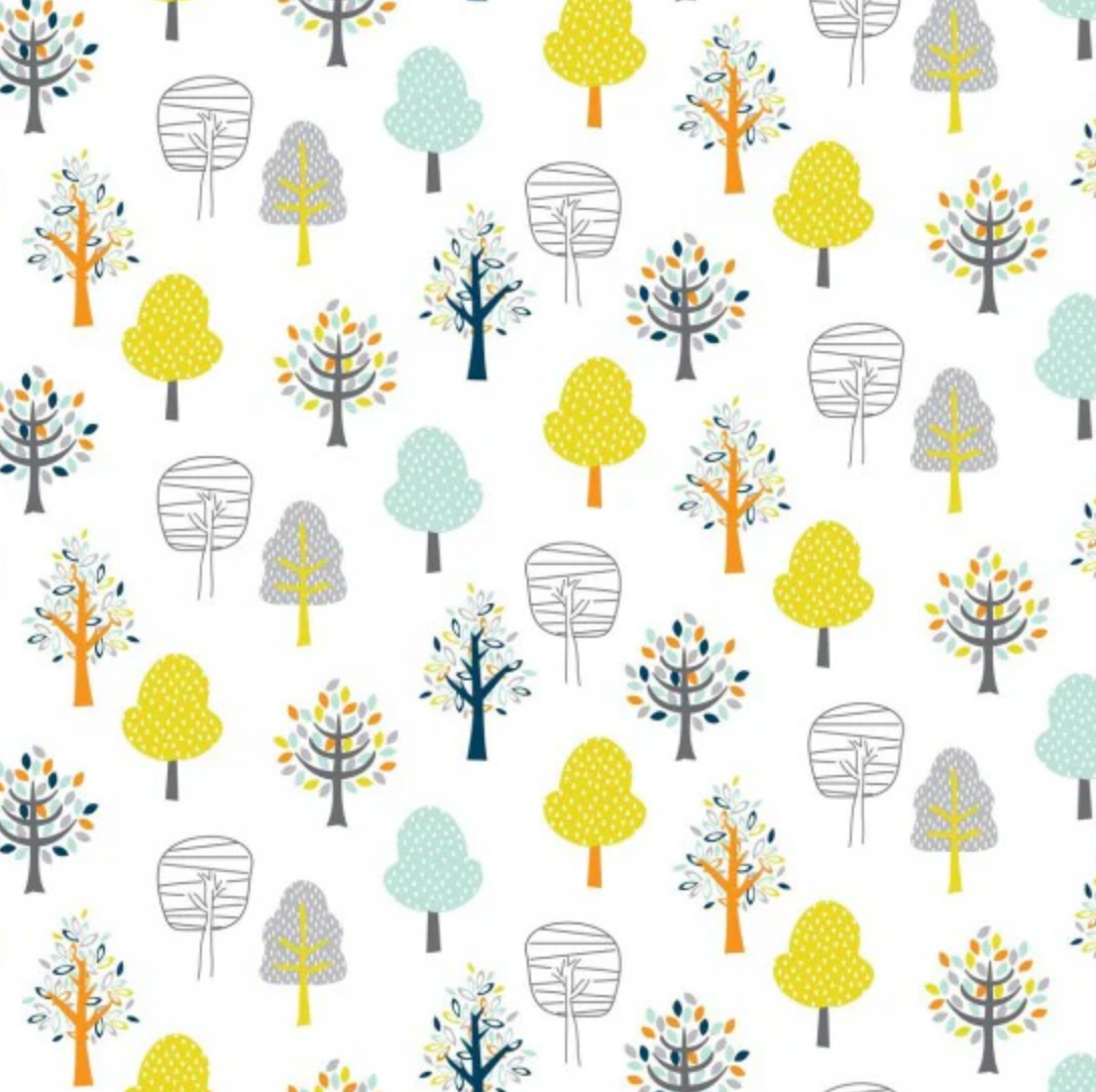 Woodland Friends - Trees by Nutex Fabric