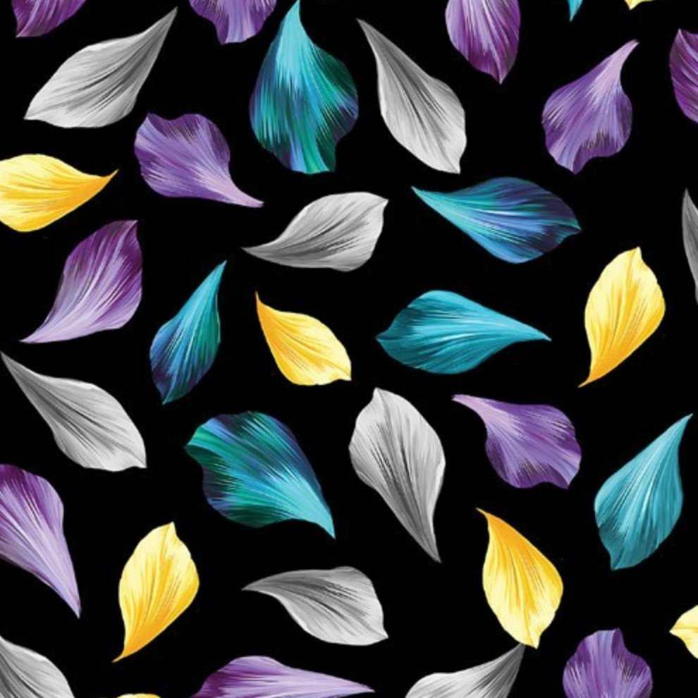 Benartex Petal Paradise Floating Petals Fabric