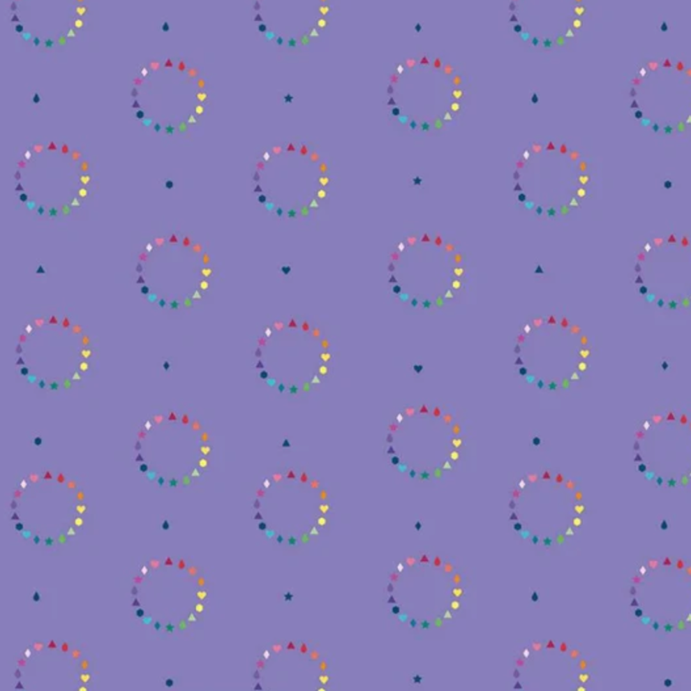 Riley Blake Imagine Fabric Collection - Color Wheel - Purple