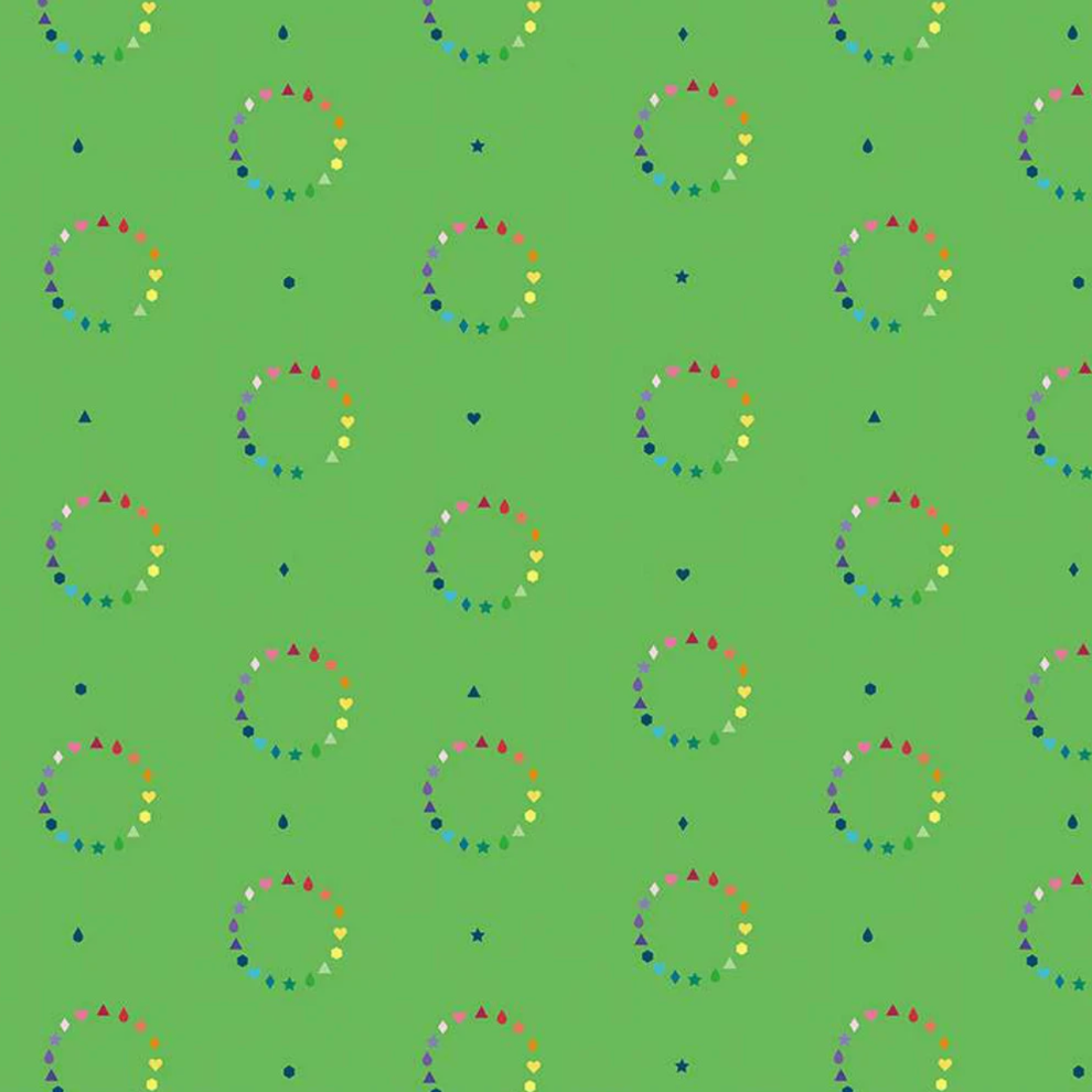 Riley Blake Imagine Fabric Collection - Color Wheel - Green