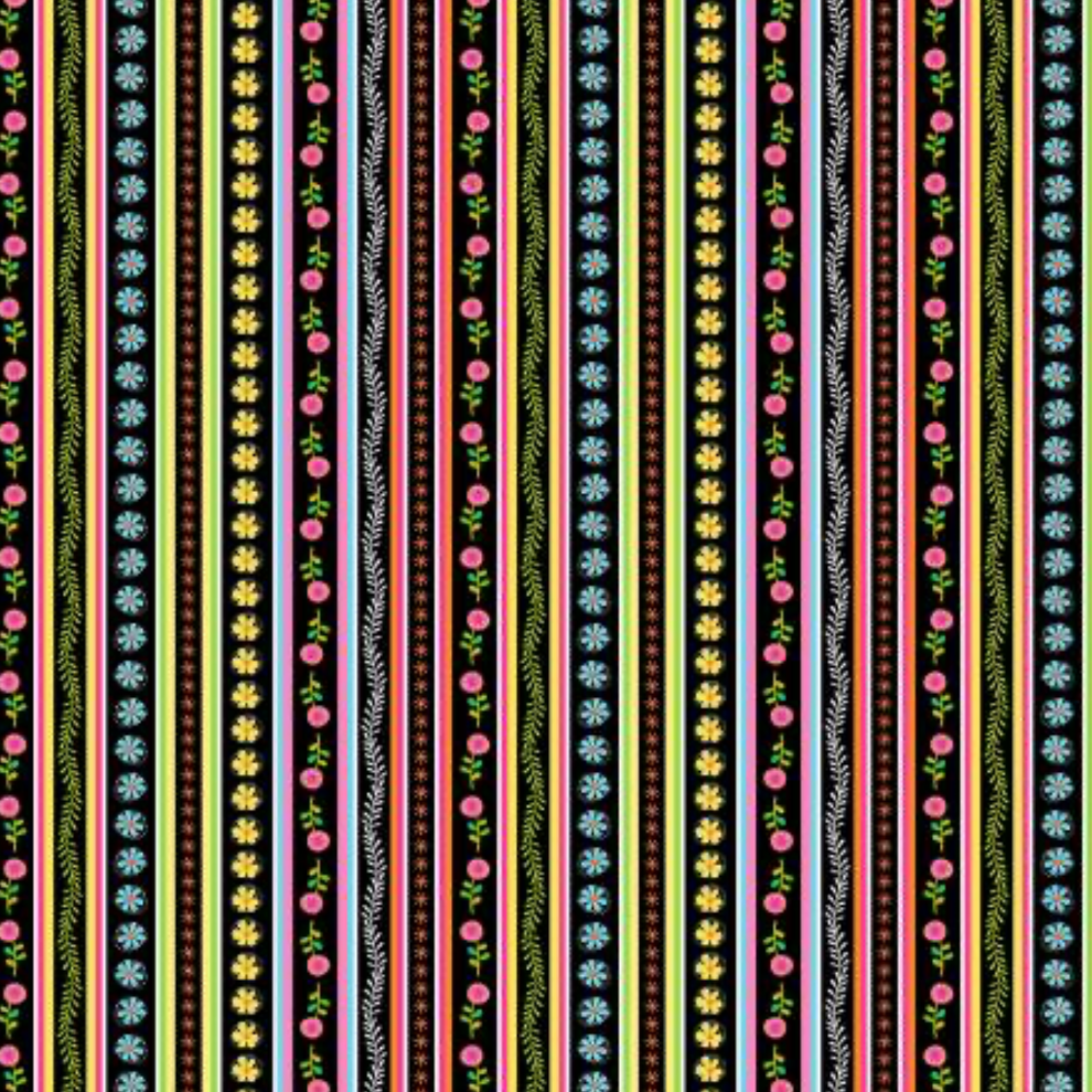 KK Fabric Don't Hurry Be Happy Perfect Stripe