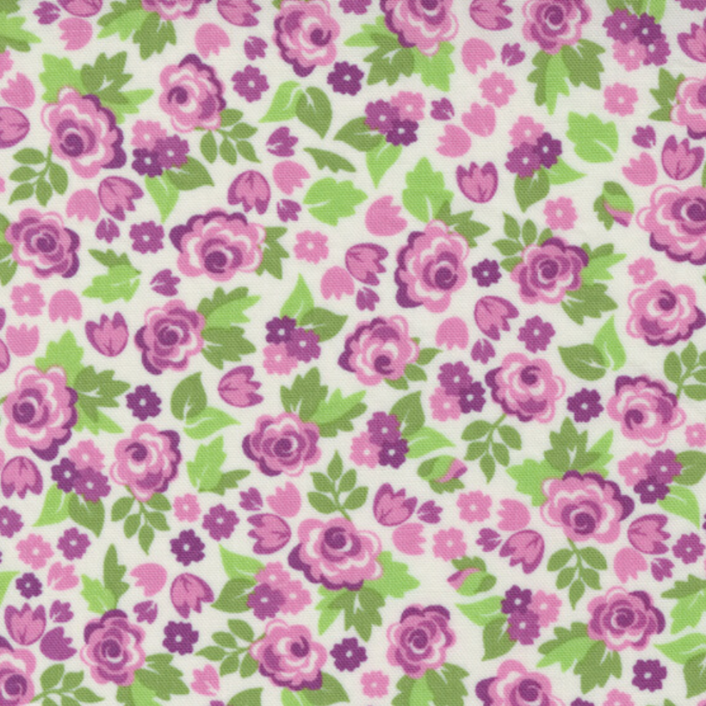 Moda Fabrics - Purple Flower Love Lily