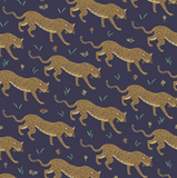 Camont by Rifle Paper Co - Leopard Metallic Navy