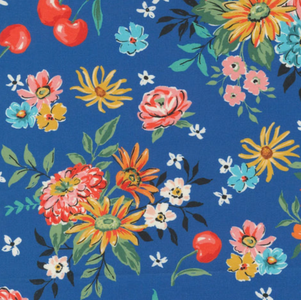 Moda Fabrics - Julia - Blue Floral