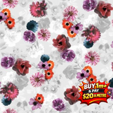 MOON FLOWER PB5716LS FABRIC - 100% COTTON