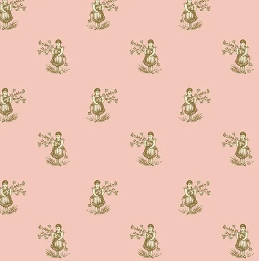 AYLA: Flower Girl Rosey A-1724-E Max and Louise 100% Cotton Fabric