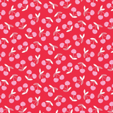 CHERRY PATCH DSN #05704- 100% Cotton  Fabric (1 metre piece)