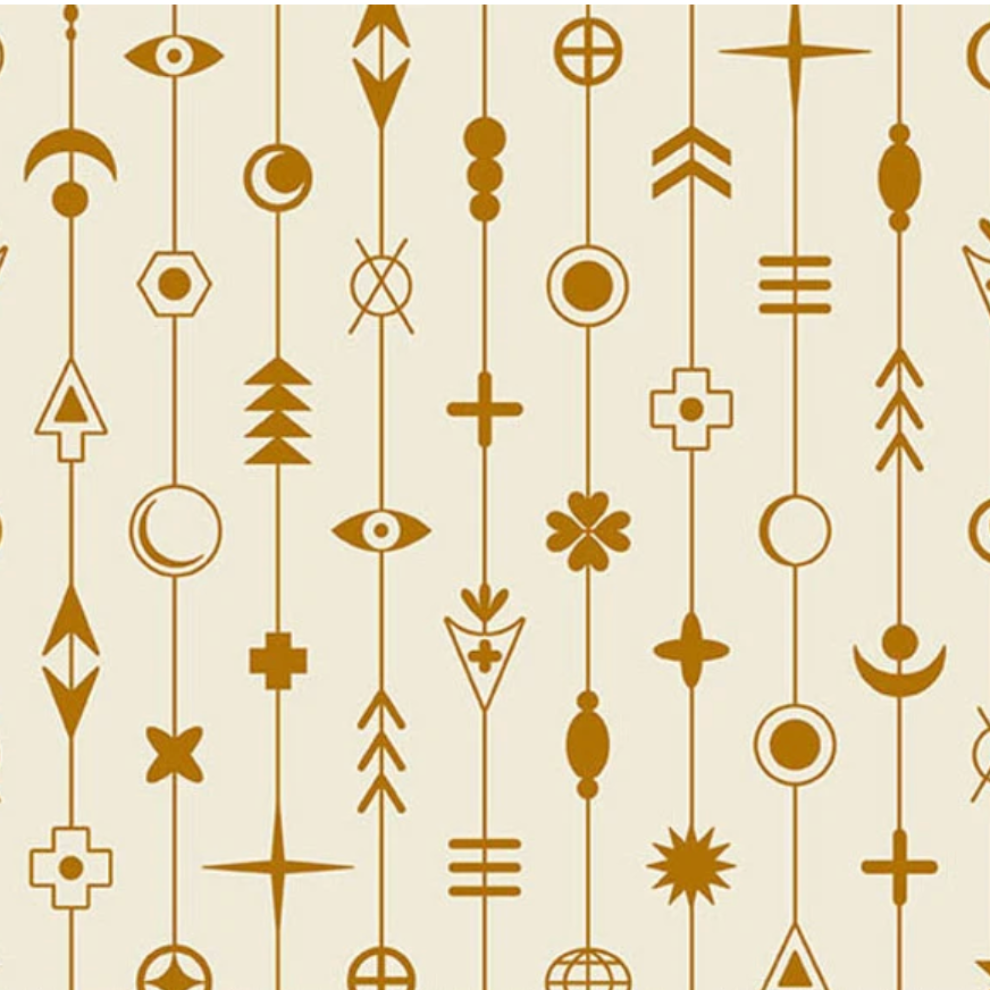 Alison Glass Patt 1554- 100% Cotton  Fabric (1 metre piece)