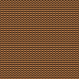 A repeating pattern of overlapping scalloped or wave-like shapes in warm orange and dark brown, filling the entire frame.