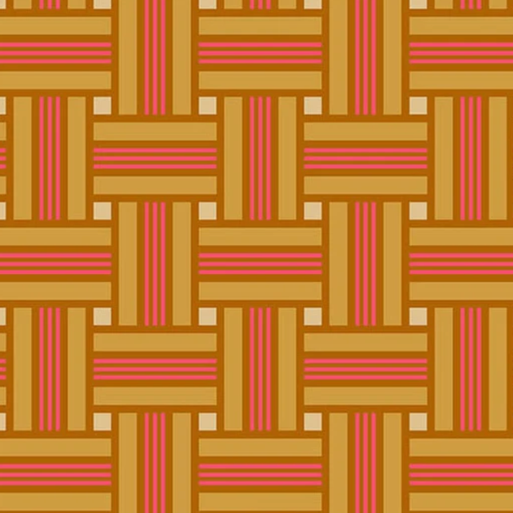 Alison Glass Patt 1717 Lawn Chair 100% Cotton  Fabric (1 metre piece)