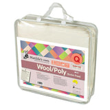 Scrim Free Wool 60% & Polyester 40% - 2.7m x 2.4m Queen Size Precut - Matilda's Own Batting