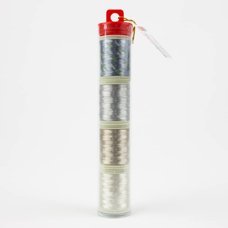 WonderFil Metallic Tubes – Spotlite 40Wt – 4 Mini Spools